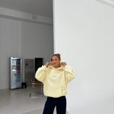 Hoodie Butter Yellow