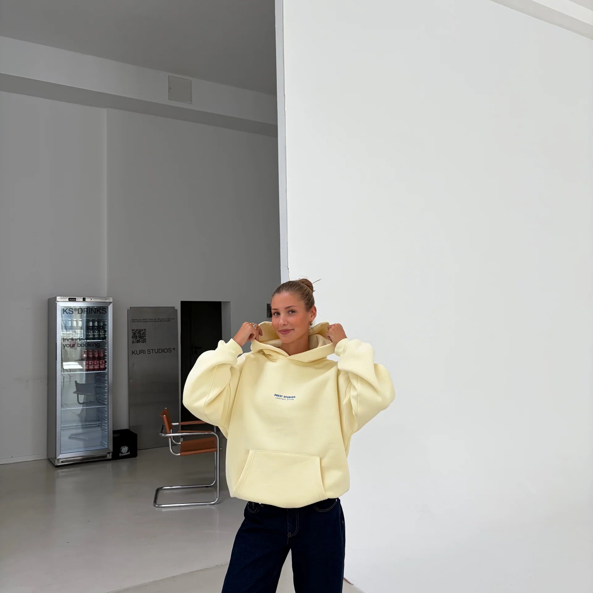 Hoodie Butter Yellow
