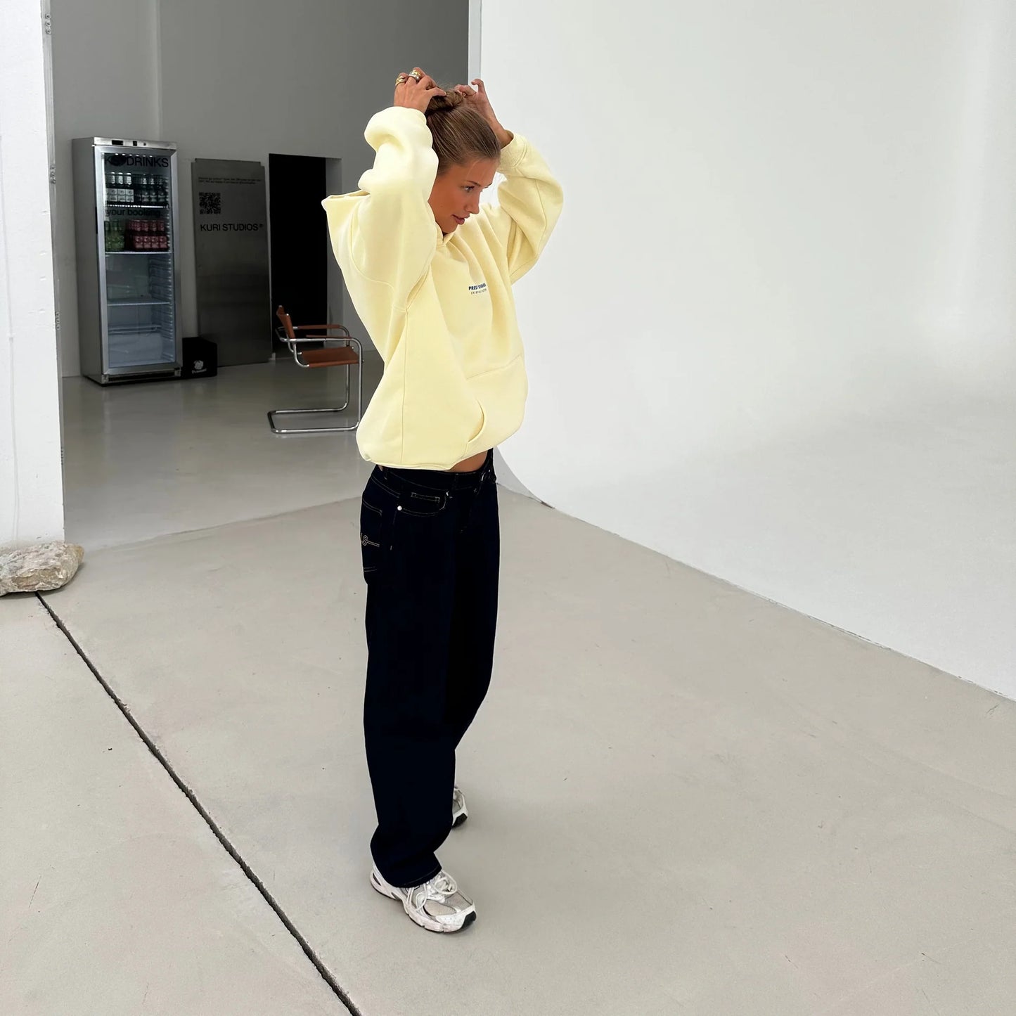 Hoodie Butter Yellow