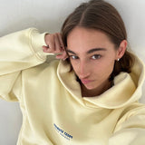 Hoodie Butter Yellow