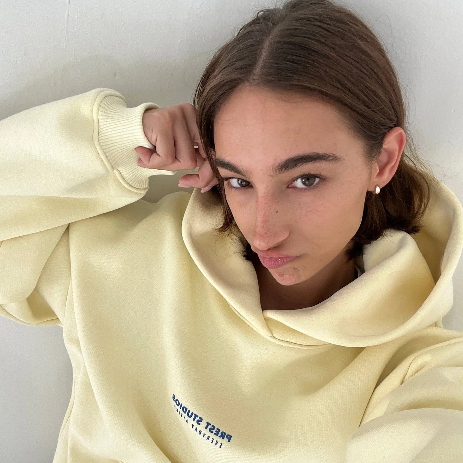 Hoodie Butter Yellow